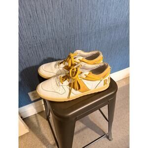 Rhude Sneakers White/Yellow Men's Size 11